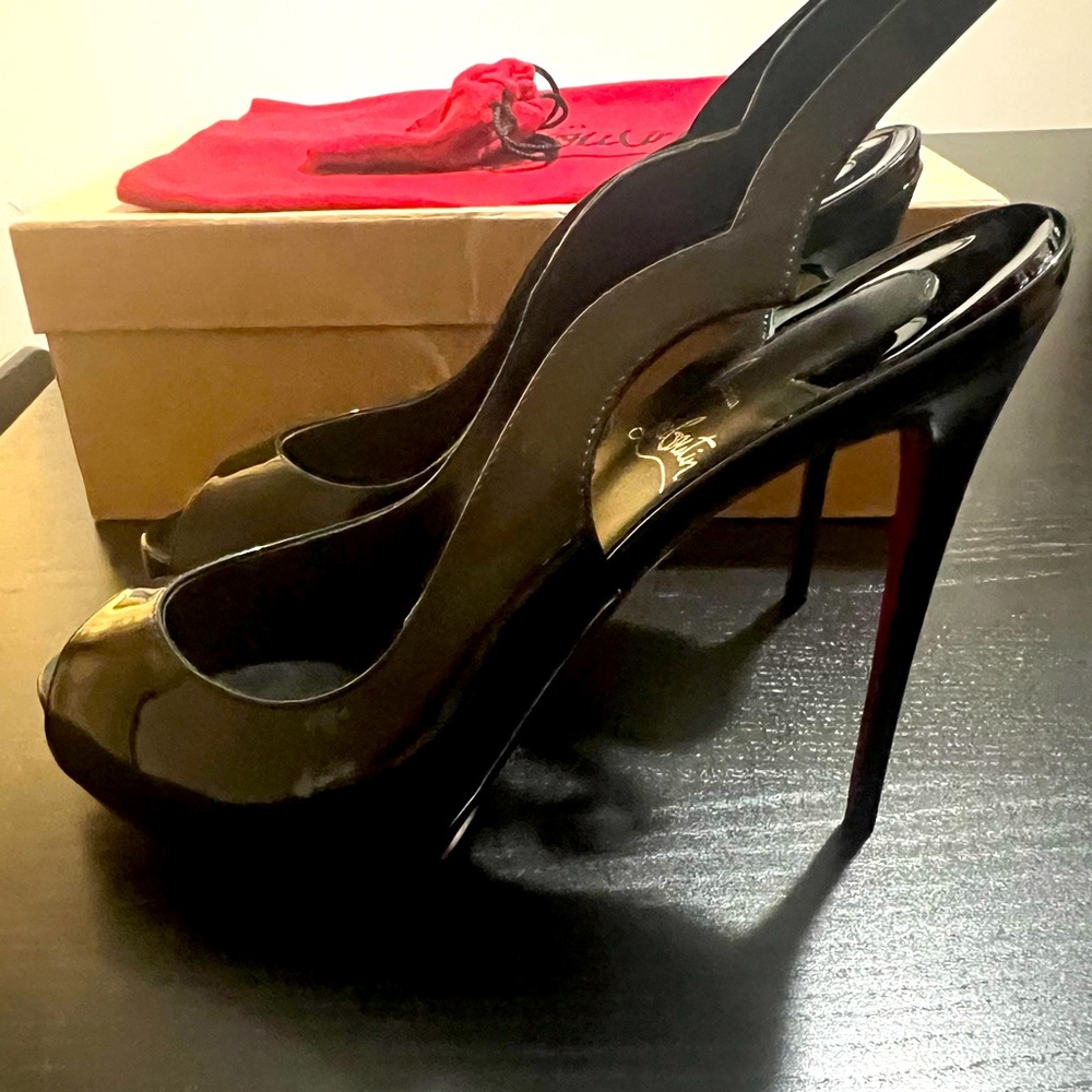 Christian Louboutin-Hot Chick Halter Red Sole Pumps